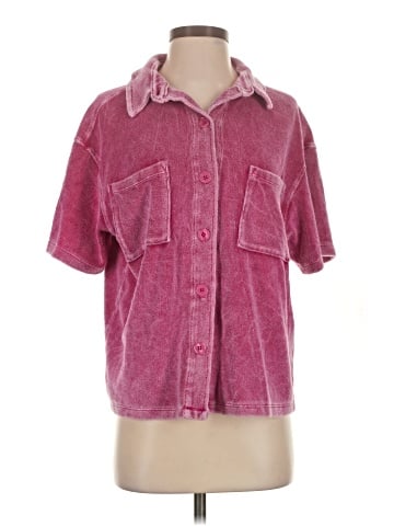 Electric & Rose Short Sleeve Button-Down Shirt (view 1)