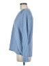 MICHAEL Michael Kors Stripes Blue Long Sleeve Blouse Size M - photo 5