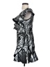 Topshop 100% Polyester Metallic Silver Cocktail Dress Size 4 - photo 5
