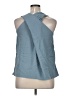 Cupshe 100% Polyester Blue Sleeveless Blouse Size XL - photo 2