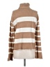 Laundry by Shelli Segal Stripes Tan Turtleneck Sweater Size S - photo 2