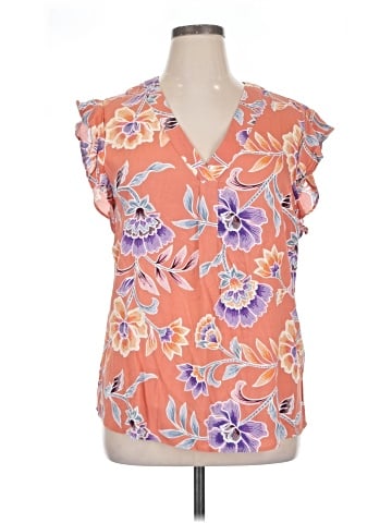Rose & Thyme Short Sleeve Blouse (view 1)