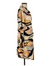 See U Soon 100% Polyester Print Tan Casual Dress Size 2 - photo 4