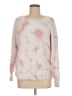 525 America 100% Cotton Tie-dye Pink Pullover Sweater Size M - photo 1