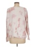 525 America 100% Cotton Tie-dye Pink Pullover Sweater Size M - photo 2
