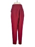 Zara 100% Polyester Solid Burgundy Track Pants Size S - photo 2