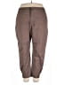 On 34th Solid Brown Casual Pants Size XL (estimated) - photo 1
