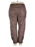 On 34th Solid Brown Casual Pants Size XL (estimated) - photo 2