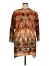 Pleasant Shade Brown 3/4 Sleeve Blouse Size XL - photo 2