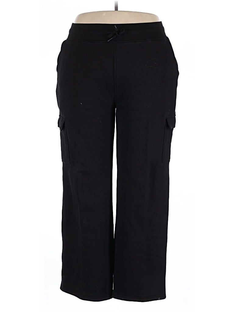 Pre-owned Unbranded Cargo Pants In Black