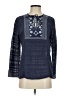 Max Studio Blue Long Sleeve Blouse Size S - photo 1