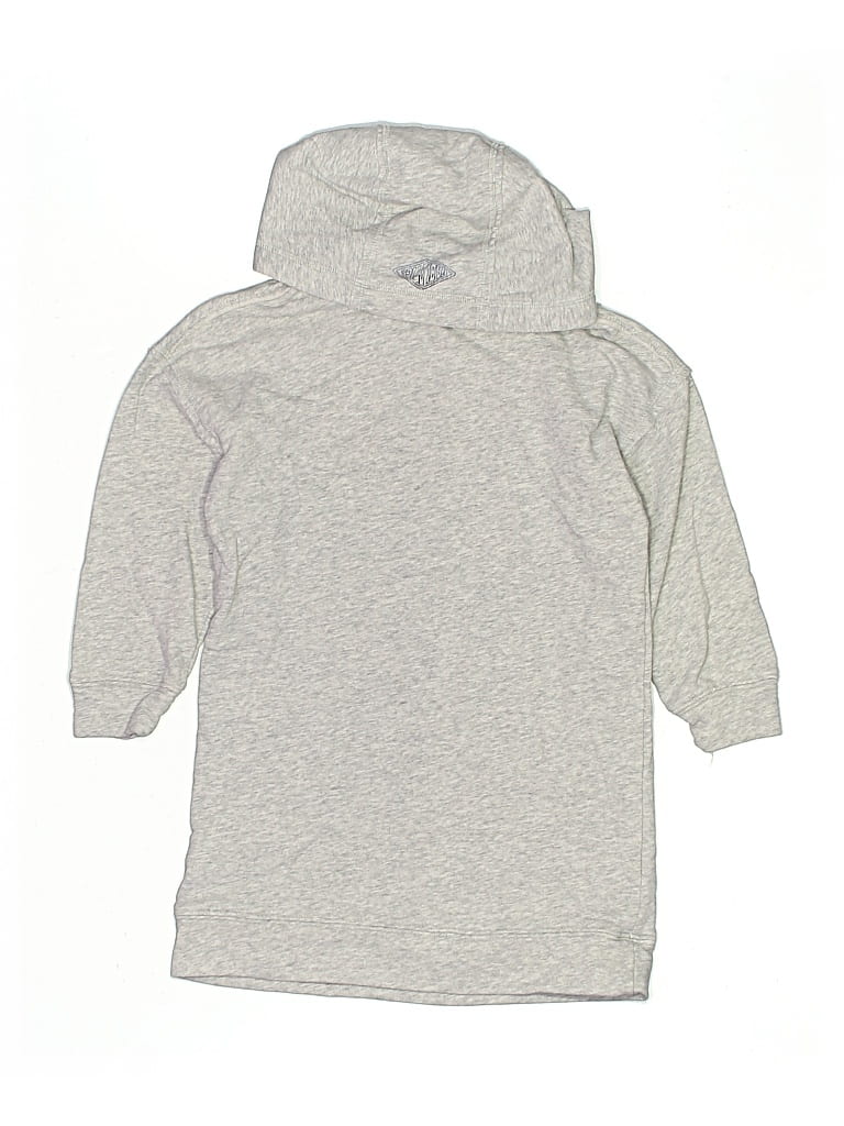 Pre-owned Fabletics Kids' Pullover Hoodie In Gray