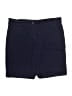 Per Se Solid Blue Shorts Size 16 - photo 1
