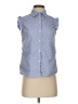 Love Notes 100% Polyester Polka Dots Blue Sleeveless Blouse Size S - photo 1