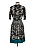 Sandra Darren Print Teal Black Casual Dress Size 6 - photo 2