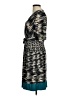 Sandra Darren Print Teal Black Casual Dress Size 6 - photo 5