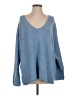 Something Navy Blue Pullover Sweater Size S - photo 1