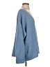 Something Navy Blue Pullover Sweater Size S - photo 4