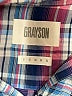 Grayson 100% Cotton Plaid Blue Long Sleeve Blouse Size XS (1) - photo 7