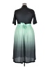 Unbranded Color Block Teal Casual Dress Size 2X - photo 2
