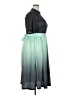 Unbranded Color Block Teal Casual Dress Size 2X - photo 4