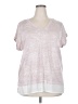 Bobeau Pink Short Sleeve Top Size 2X - photo 1