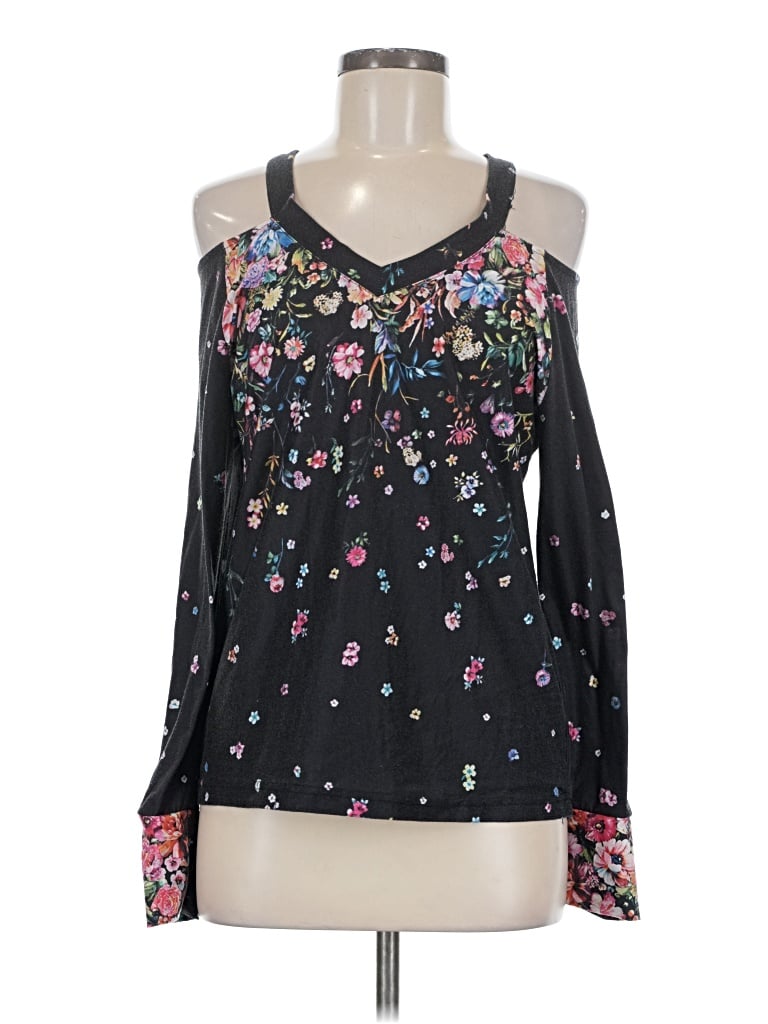 Pre-owned Cbr Tank Top Black Cold Shoulder Neckline Tops