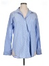 Sanctuary 100% Cotton Stripes Blue Long Sleeve Button-Down Shirt Size XL - photo 1