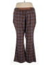 Future Collective Plaid Brown Dress Pants Size 4 (estimated) - photo 2
