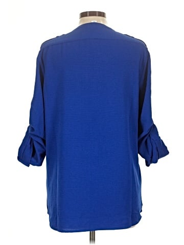 Calvin Klein 3/4 Sleeve Button-Down Shirt (view 2)