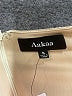 AaKaa Metallic Silver Cocktail Dress Size S - photo 7