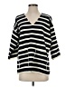 Zara Stripes Black Pullover Sweater Size XS - photo 1