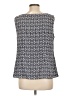 Talbots 100% Polyester Black Sleeveless Blouse Size L - photo 2