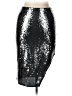 Know One Cares Metallic Silver Formal Skirt Size L - photo 1