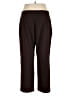 David Dart Solid Brown Casual Pants Size 18 - photo 2