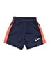 Nike 100% Polyester Color Block Blue Athletic Shorts Size 2T - photo 1