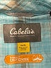 Cabela's Plaid Teal Long Sleeve Button-Down Shirt Size XL - photo 7