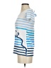 So Nice Stripes Blue Short Sleeve T-Shirt Size S - photo 5