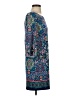 Laundry by Shelli Segal Paisley Blue Casual Dress Size XS - photo 4