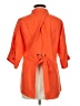 Unbranded Color Block Orange 3/4 Sleeve Button-Down Shirt Size M - photo 2