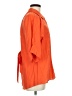 Unbranded Color Block Orange 3/4 Sleeve Button-Down Shirt Size M - photo 4