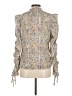 BLANK 100% Polyester Ivory Long Sleeve Blouse Size M - photo 2