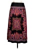 Per Se By Carlisle 100% Polyester Paisley Red Casual Skirt Size 10 - photo 2
