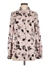BLANK 100% Polyester Floral Pink Long Sleeve Blouse Size M - photo 1