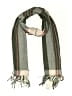 Lands' End 100% Acrylic Plaid Gray Green Scarf One size - photo 1