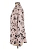 BLANK 100% Polyester Floral Pink Long Sleeve Blouse Size M - photo 5