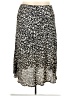 Nic + Zoe 100% Polyester Animal Print Silver Casual Skirt Size 3X - photo 1