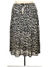 Nic + Zoe 100% Polyester Animal Print Silver Casual Skirt Size 3X - photo 2