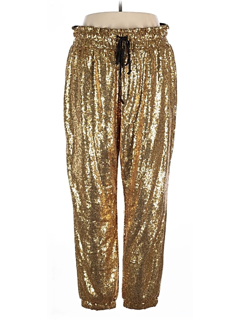 New York And Company Casual Pants In Gold