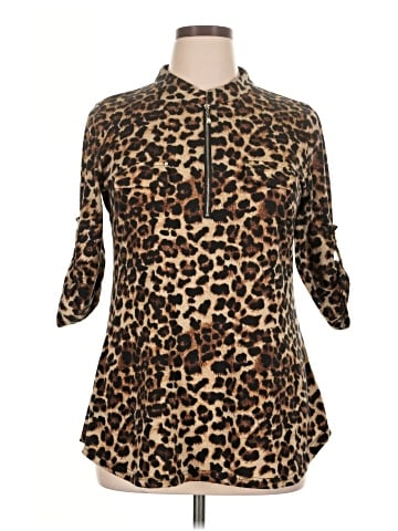 Ninedaily 3/4 Sleeve Blouse (view 1)